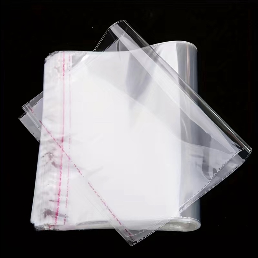 10 Clear Poly Bags